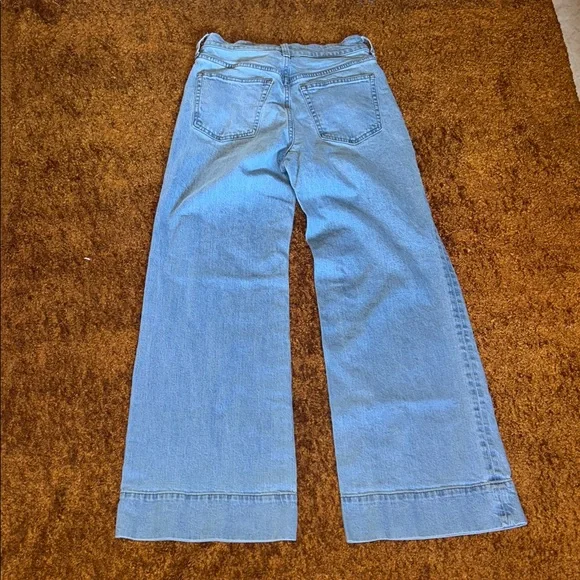 J. Crew Light Blue Flare Jeans - Picture 6 of 10